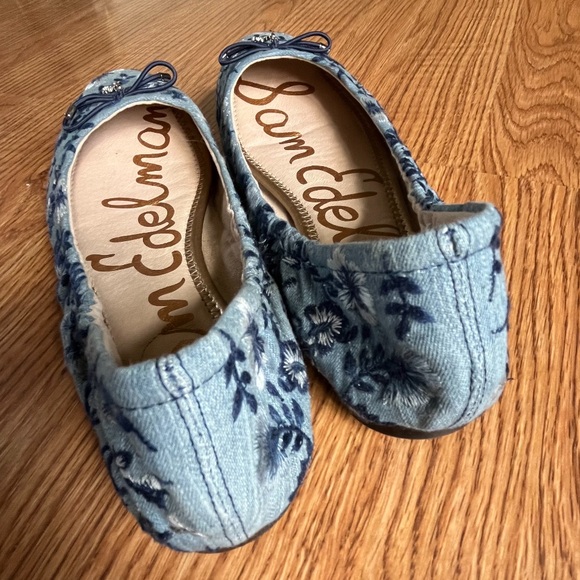 Sam Edelman Blue Floral Women's Ballet flats - Picture 4 of 5